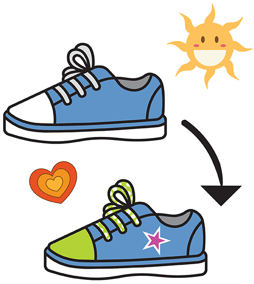 blue-shoes